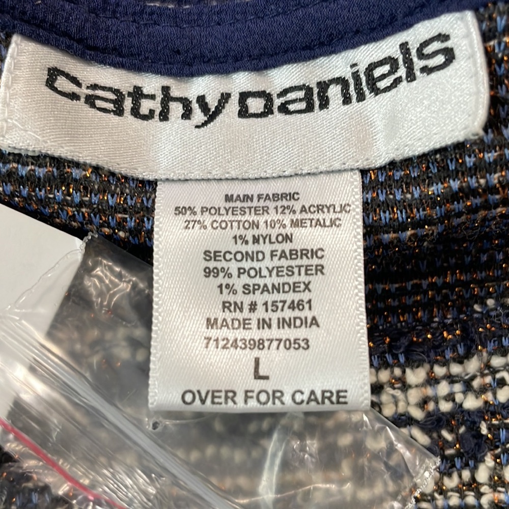 Cathy Daniels cowl neck sweater size large - Picture 15 of 15